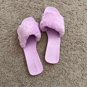 Circus by Sam Edelman Everette Cozy Jelly Sandals Purple Womens 5